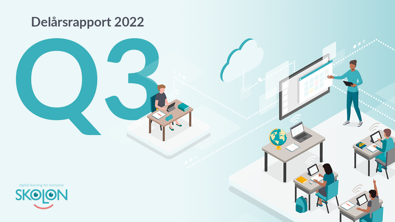 Skolon publicerar delårsrapport per 30 september 2022