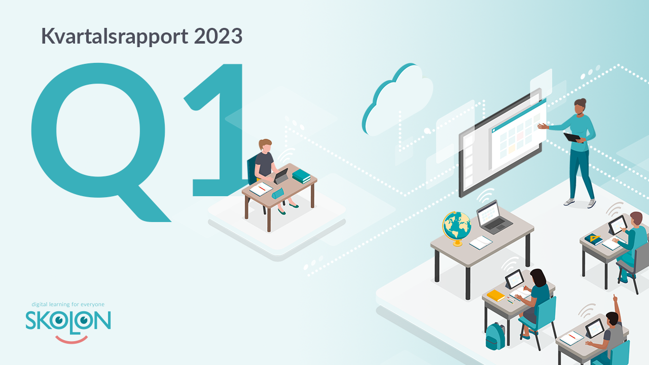 Skolon publicerar kvartalsrapport per 31 mars 2023